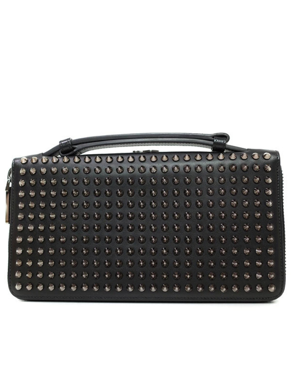 Christian Louboutin Panettone Studded Travel Case Clutch Bag